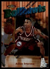 1997-98 Topps Finest Ballhawks W/ Film Sample Allen Iverson 76ers #57 C18