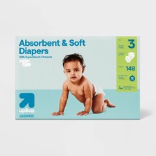 Disposable Diapers - Size 3 - 148ct - up up