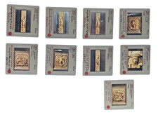 Lot of 9 35mm Art Slides – Lorenzo Ghiberti – Florence Baptistery Relief Panels