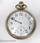 ANTIQUE GF ELGIN GRADE 293 MODEL 7 7j 16s OPENFACE POCKET WATCH 1914