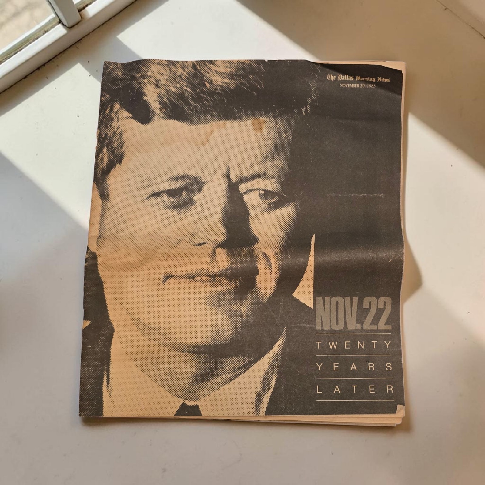 Dallas Morning News Insert Nov 20 1983 Jfk Assassination Twenty Years Later
