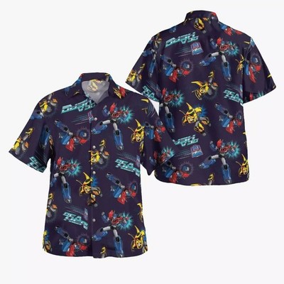 Transformers Bumblebee Optimus Prime Autobot Hawaiian Shirt 3D Aloha Shirt
