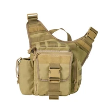 Tactical Messenger Bag 10L Military Molle Crossbody Sling Backpack EDC Satche...
