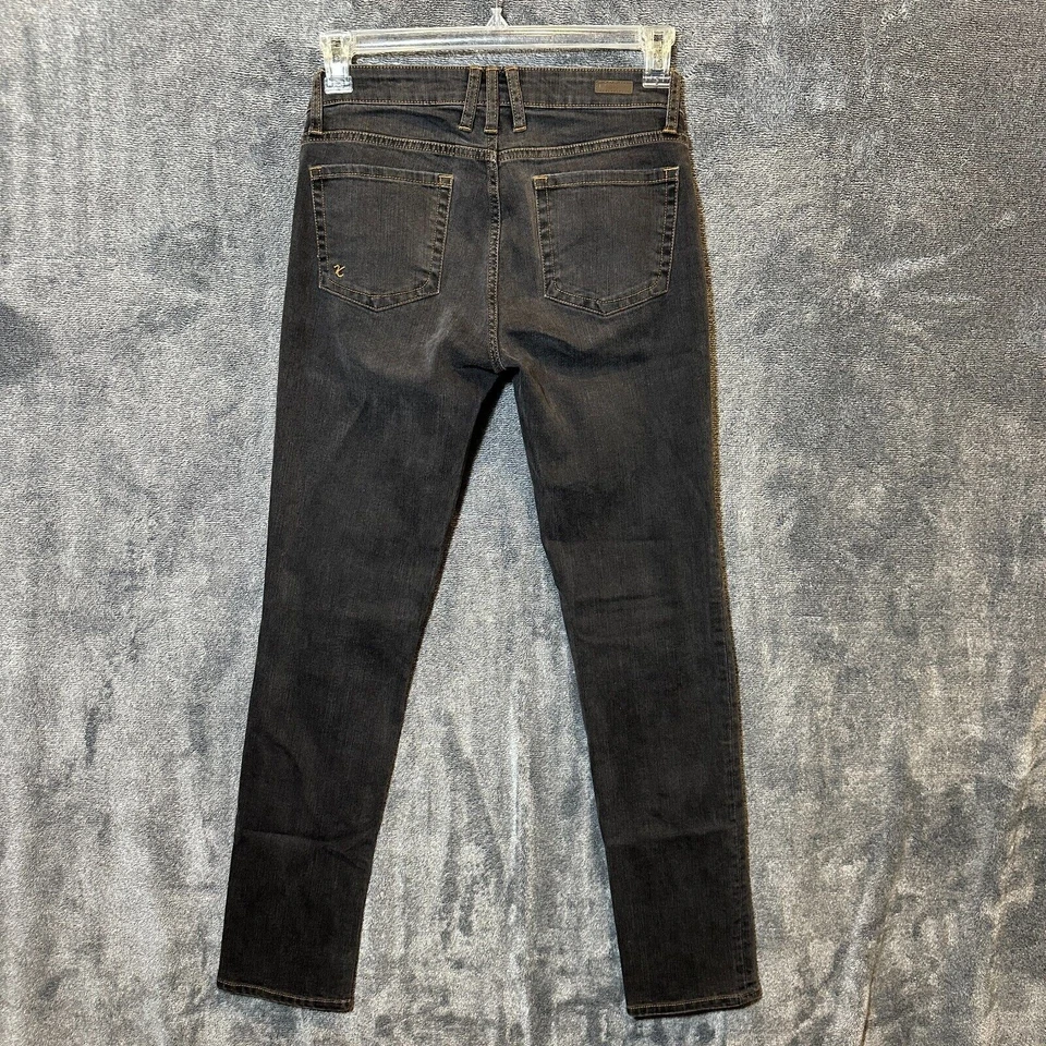 Kut from the Kloth Womens Jeans Size 2 Black Denim Catherine Boyfriend Stretch - Image 2 of 4