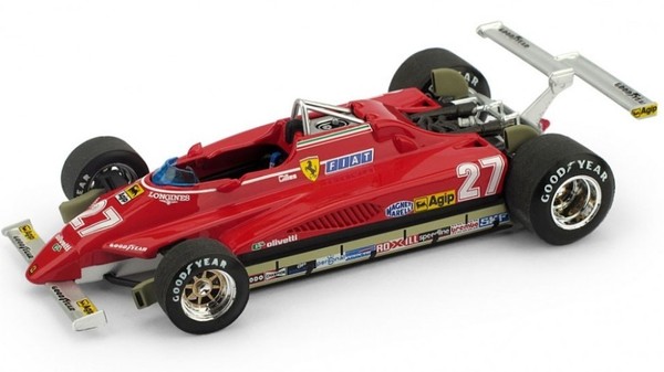 Brumm Ferrari 126 C2 G.Villeneuve 1982 N.27 3Rd Long Beach Disqualify 1:43-image