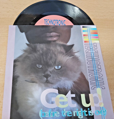 Technotronic  -   Get Up!  (Before The Night Is Over)  --  Vinyl Single 7''