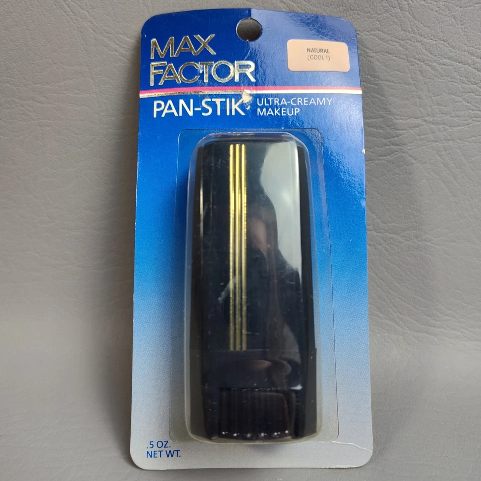 Vintage Max Factor Pan Stik Natural Cool 1 Ultra Creamy Makeup Foundation .5oz - Image 3 of 4