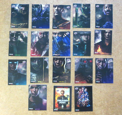 Mortal Kombat II Movie Trading Cards 1-18 Complete Set - Johnny Cage Upper Deck