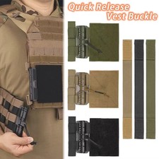 Tactical Vest Quick Release Buckle Kit Universal Molle Plate Carrier Side Straps