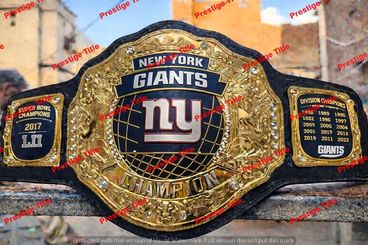 new york giants garter belt New York Giants WWE Legacy Title Belt main image 0
