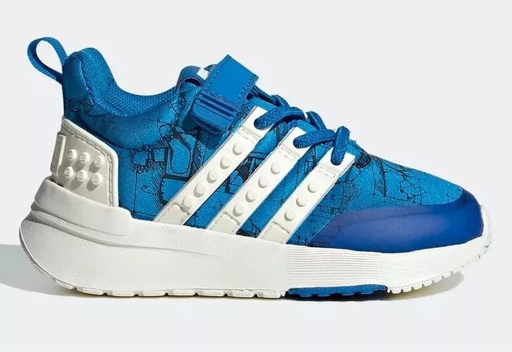 INFANTS toddlers uk size 5 - adidas LEGO racer trainers blue rare