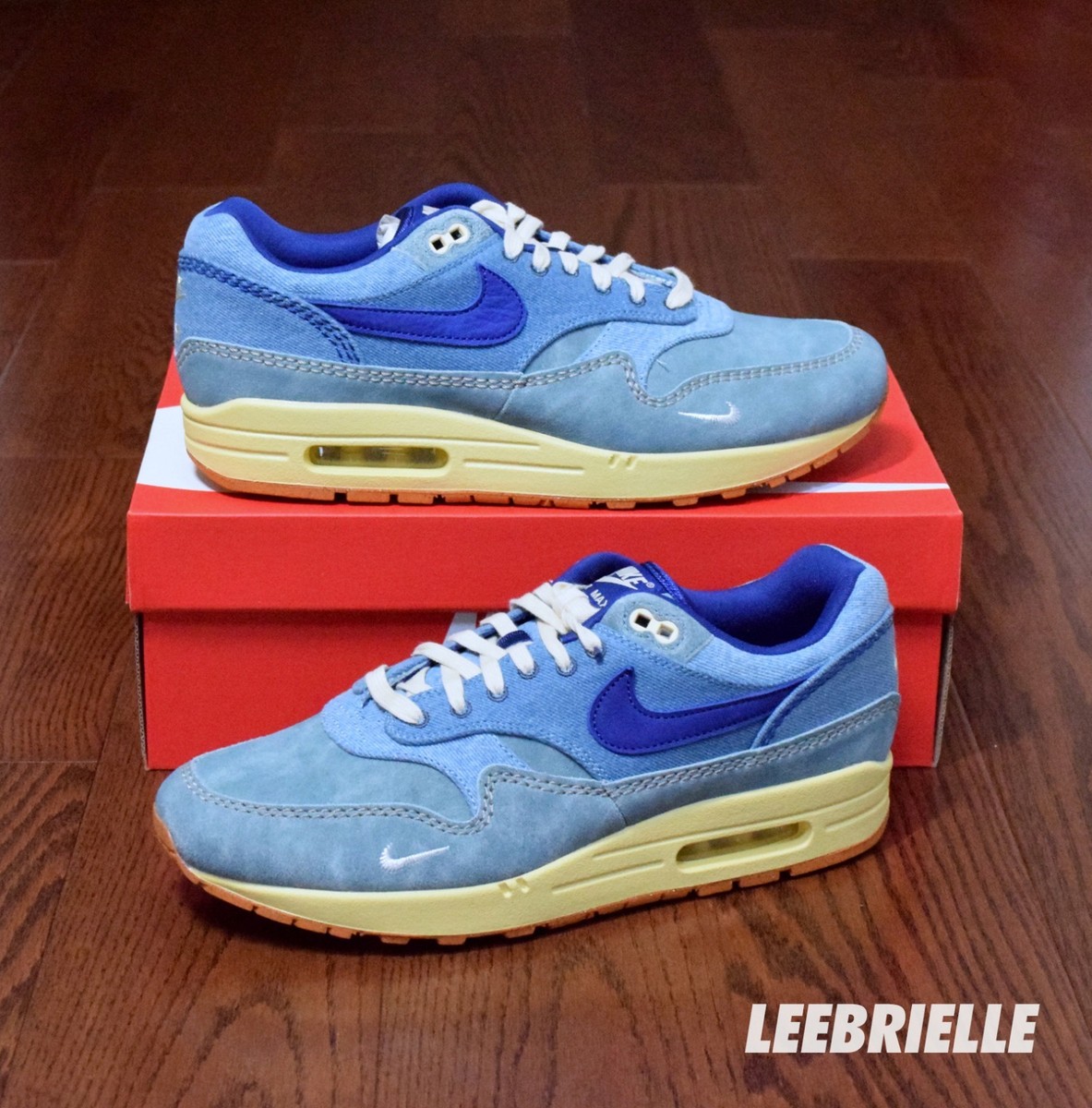 2022 NIKE AIR MAX 1 PREMIUM DIRTY DENIM BLUE DV3050-300  display picture 2