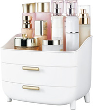 3-Tier Skincare Makeup Organizer with Drawers for Vanity and Bathroom Countertop