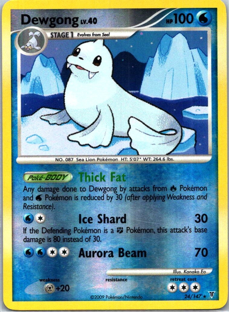 Dewgong Reverse Holo Rare SV Supreme Victors 24 LP