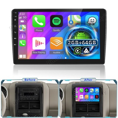 Android 15 Carplay For Ford Explorer 2006-2010 Car Stereo Radio GPS Navi 2+64G
