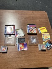 Vintage Nintendo Gameboy Ms Pac-Man Namco Box Lot Dr Mario Game Lot Of 2