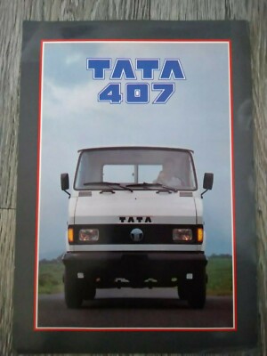 TATA 407 Fahrgestell Fahrerhaus LKW Verkaufsprospekt Blatt Flyer Merkblatt 1994