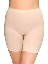WACOAL Beyond Naked Cotton Blend Thigh Shaper WOMENS 805330 S SMALL SAND NEW