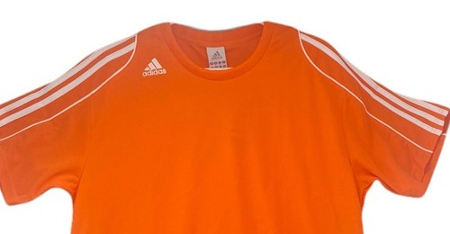 ADIDAS Soccer Shirt Jersey Women Size XL SQUADRA 2 Orange White Climalite - Picture 3 of 6