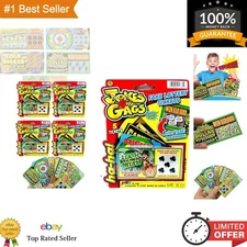 Lottery Ticket Prank Pack - 20 Tickets Total - Funny Gag Gifts for Kids & Adults