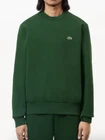 Lacoste Mens Fleece Crew Neck Sweatshirt / Pine Green / BNWT / RRP £109