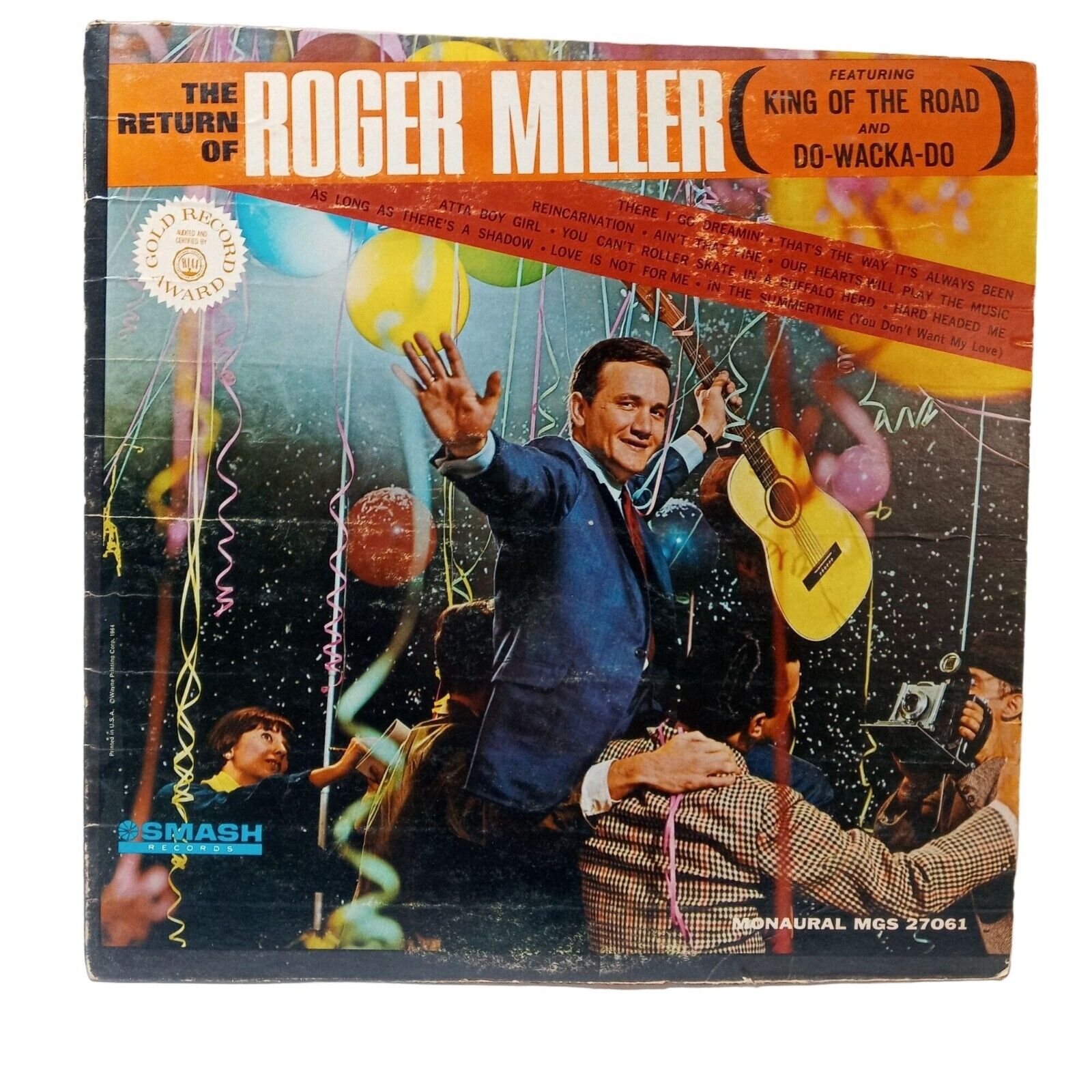 Return Of Roger Miller Record Album Retro Music Do Wacka Do King Of the Road