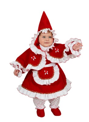 Costume Cappuccetto Rosso neonata Vestito Carnevale Pegasus