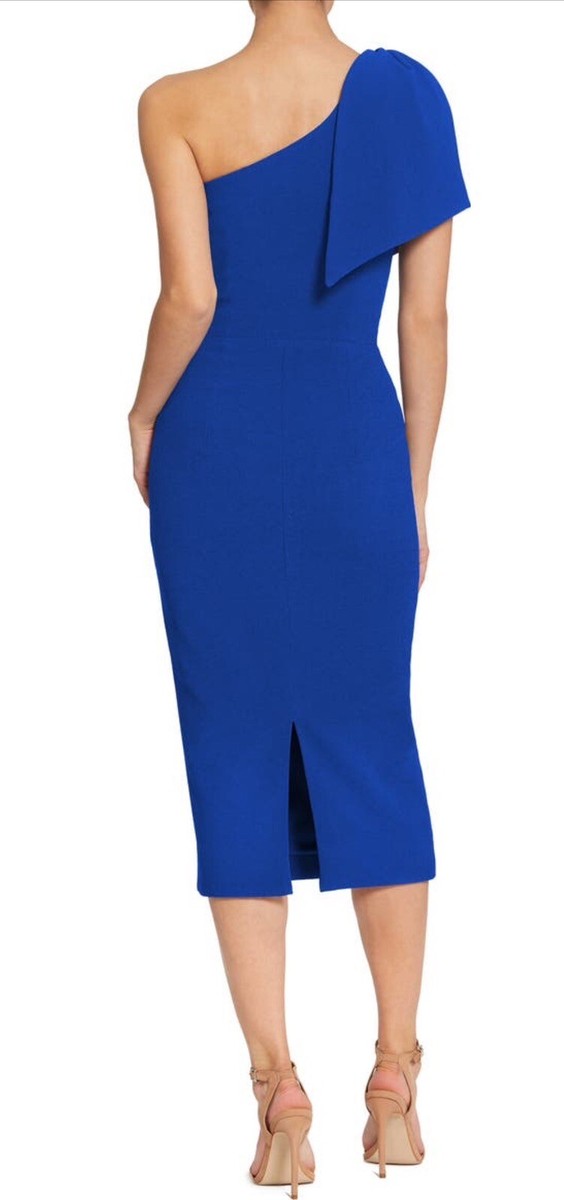 ワンピースその他 ROTATE Women Dresses 1137022318 SLINKY 2318 BLUE NEW Dress the Population Tiffany One Shoulder Midi Dress