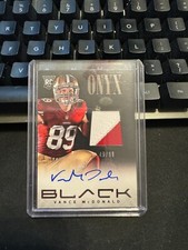 2013 Black Onyx Materials Signatures Prime /99 Vance McDonald #39 Rookie Auto RC