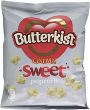 Butterkist Cinema Sweet Popcorn - 85g - Pack of 8