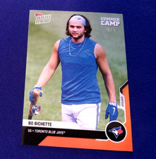 OD 458 2020 TOPPS NOW BO BICHETTE SUMMER CAMP #5/5 ORANGE  NRMT-MT OR BET RC