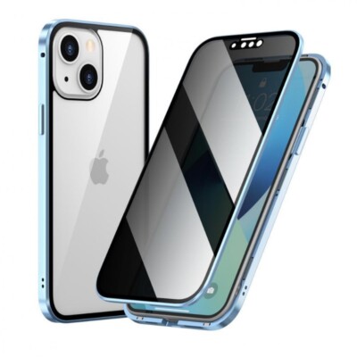 Anti Peep Magnetic Case Double Glass Cover Fr iPhone 17 16e 15 14 13 12 Pro Max[