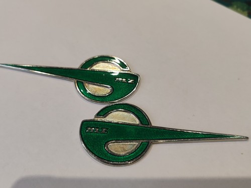 MZ ES Small TANK Emblems Straight BRAND NEW Andy mz parts uxbridge - Picture 4 of 4