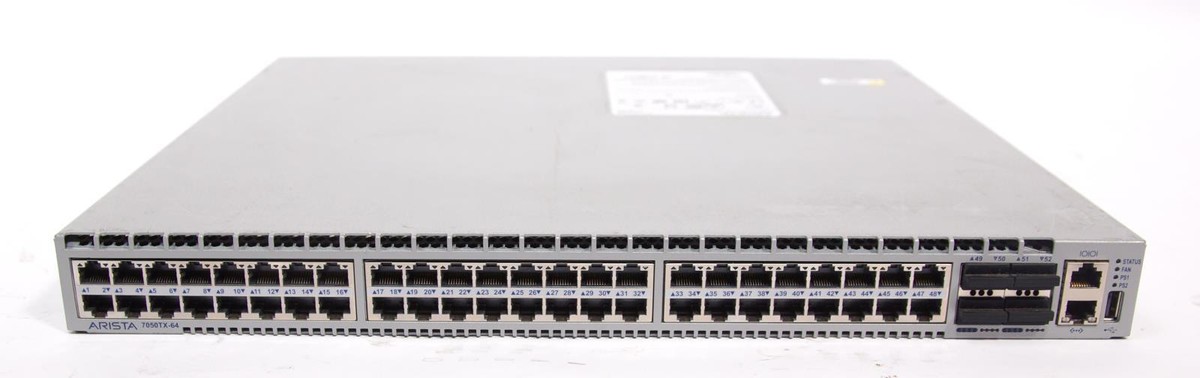 Arista Networks DCS-7050TX-64-F 7050TX Series 10/40G Data Center