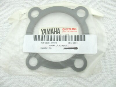 NOS Vintage Yamaha 433 OEM Cylinder Head Gasket 818-11181-00-00 | eBay