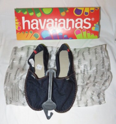 BNIB Havaianas Alpargatas (Espadrilles) Origine Relax II Navy Blue