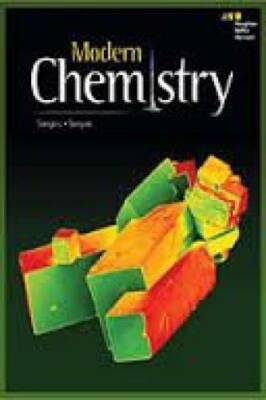 Holt McDougal Modern Chemistry: Student Edition 2017 - Hardcover - GOOD