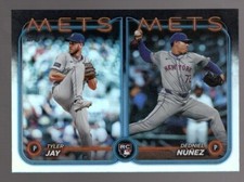 2024 Topps Update Rainbow Foil Rookie Combo #US82 Tyler Jay, Dedniel Nunez (RC)