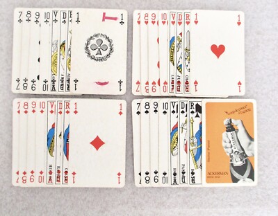 32 Spielkarten Set ACKERMAN Saumur Extra Roh