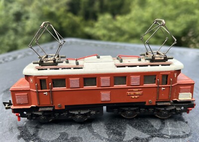 Fleischmann HO 289 (1335B) Swedish 0-4-4-0 Brown Electric Locomotive Train