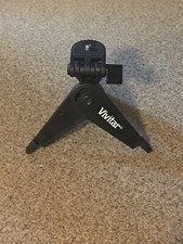 Vivitar VT-3 Tripod Black Slim Mini Travel Compact 4" Folds Flat