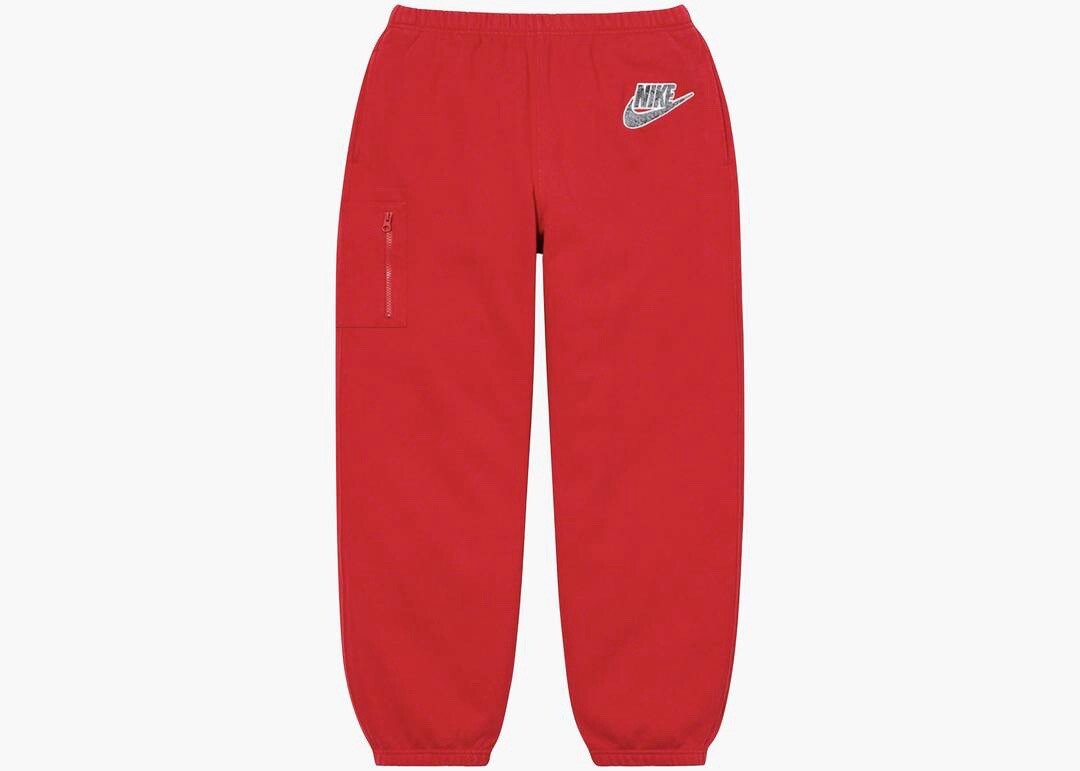 Nike X Supreme Cargo Sweatpants SS21P5 RED(SIZE-S)DB2843-657 Nike X Supreme Cargo Sweatpants SS21P5 RED(SIZE-S)DB2843-657