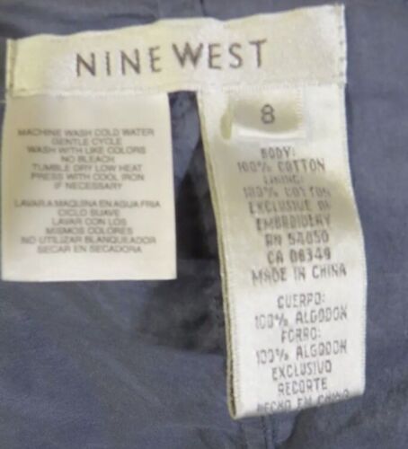 Vtg 90s Midi Skirt 8 Embroidered Cotton Tulle Whimsy Boho Country Cottagecore - Picture 9 of 22