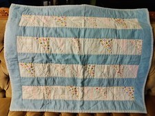 Baby Boy Quilt 36" X 44" Machine Stitched