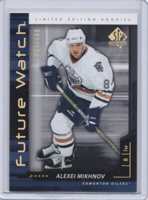 Alexei Mikhnov 2006-07 SP Authentic Limited #214 SN 057/100