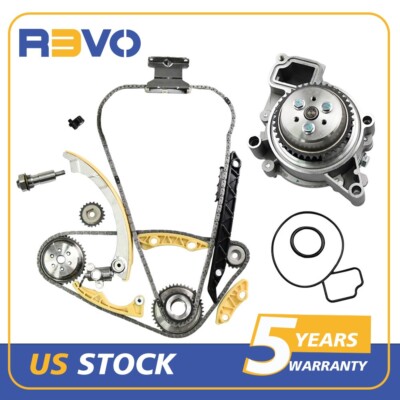 Timing Chain Kit Water Pump for 10-15 Chevy Equinox Buick Verano GMC Terrain 2.4