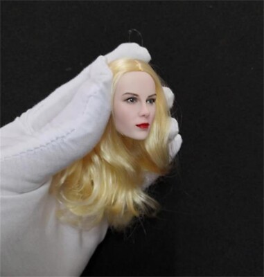 1/6scale  Female head Sculpt  Expression Nicole Kidman Blonde For  12'' Figure