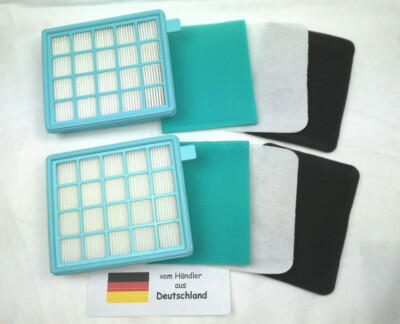 2x Filter Set passend Philips FC 9320 - FC 9329, PowerPro Compact