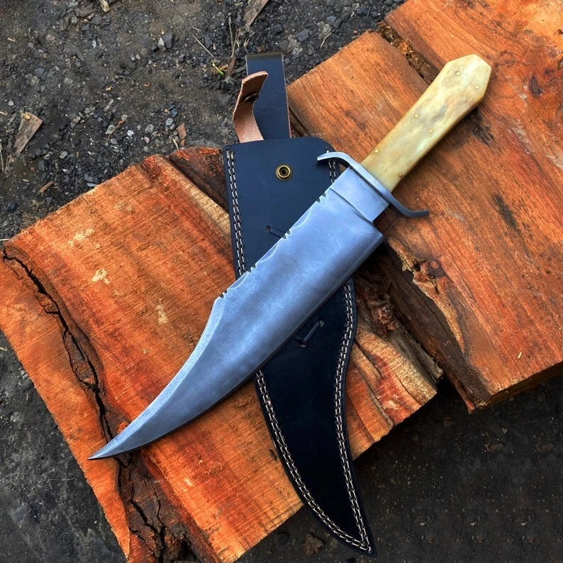 Juan Padillo Bowie Knife: Custom Handmade 5160 Spring Steel Juan Padillo Replica