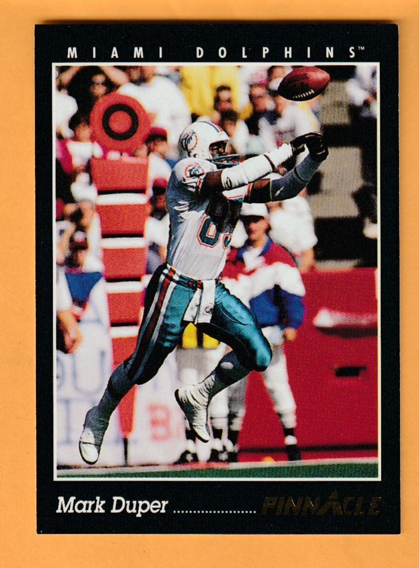Mark Duper Miami Dolphins 1993 Pinnacle #69 Moreauville Louisiana